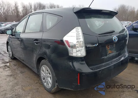 2012 Toyota Prius V Two from USA, damaged, VIN JTDZN3EUXC3022595
